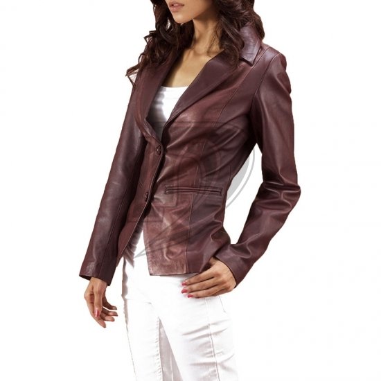 Women Leather Coat